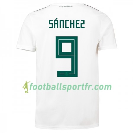 Tenue Mexique Sanchez 9 Exterieur Coupe du monde 2018 Maillot de Foot